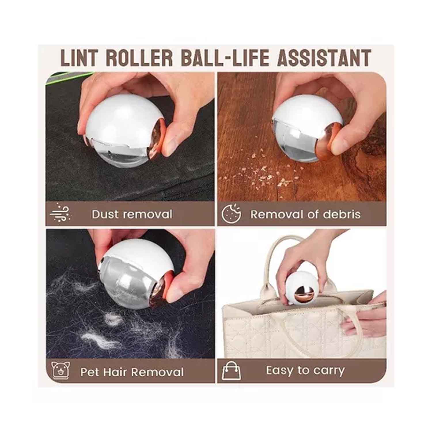 Rodillo Quita Pelusa Compraymas Reutilizable Lavable Quita Pelos Mascotas 