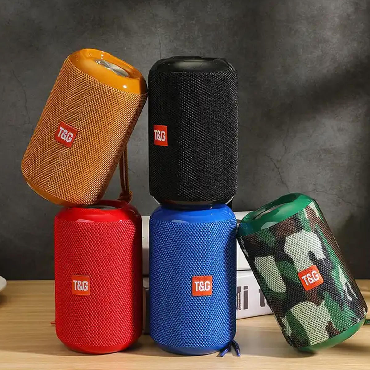 Bocina Altavoz Bluetooth Portátil Camuflaje.