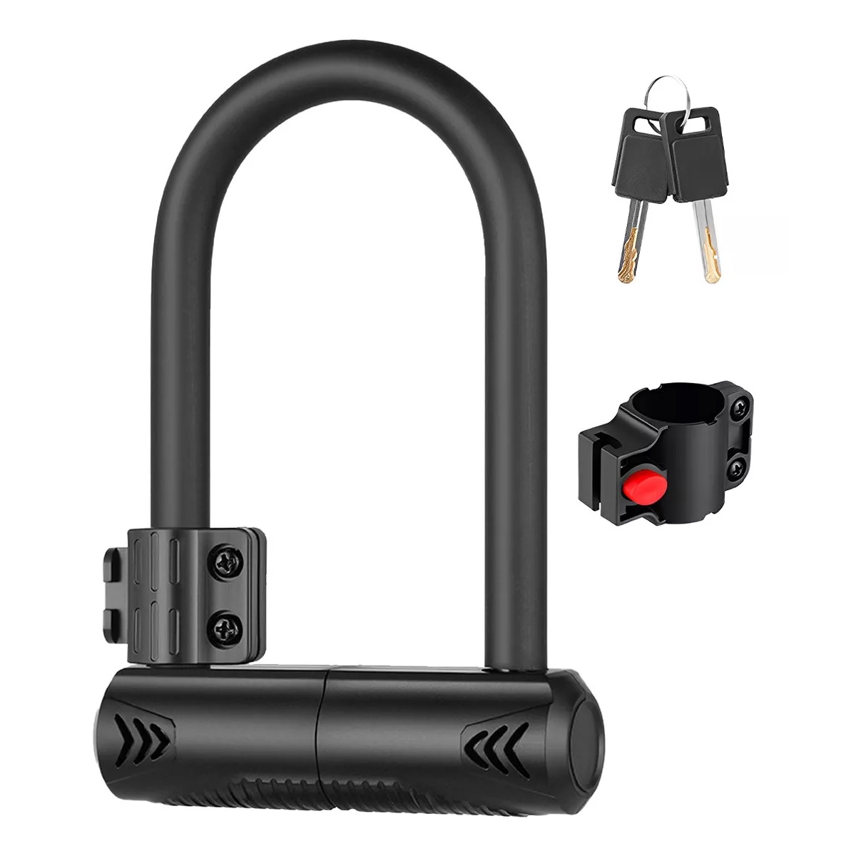 Candado Rigido Tipo U Para Bicicleta Motocicleta +2llaves