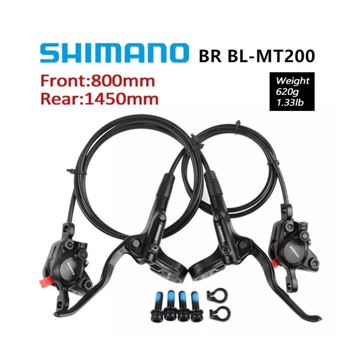 Kit De Freno A Disco Hidráulico Para Bicicleta Shimano Mt200
