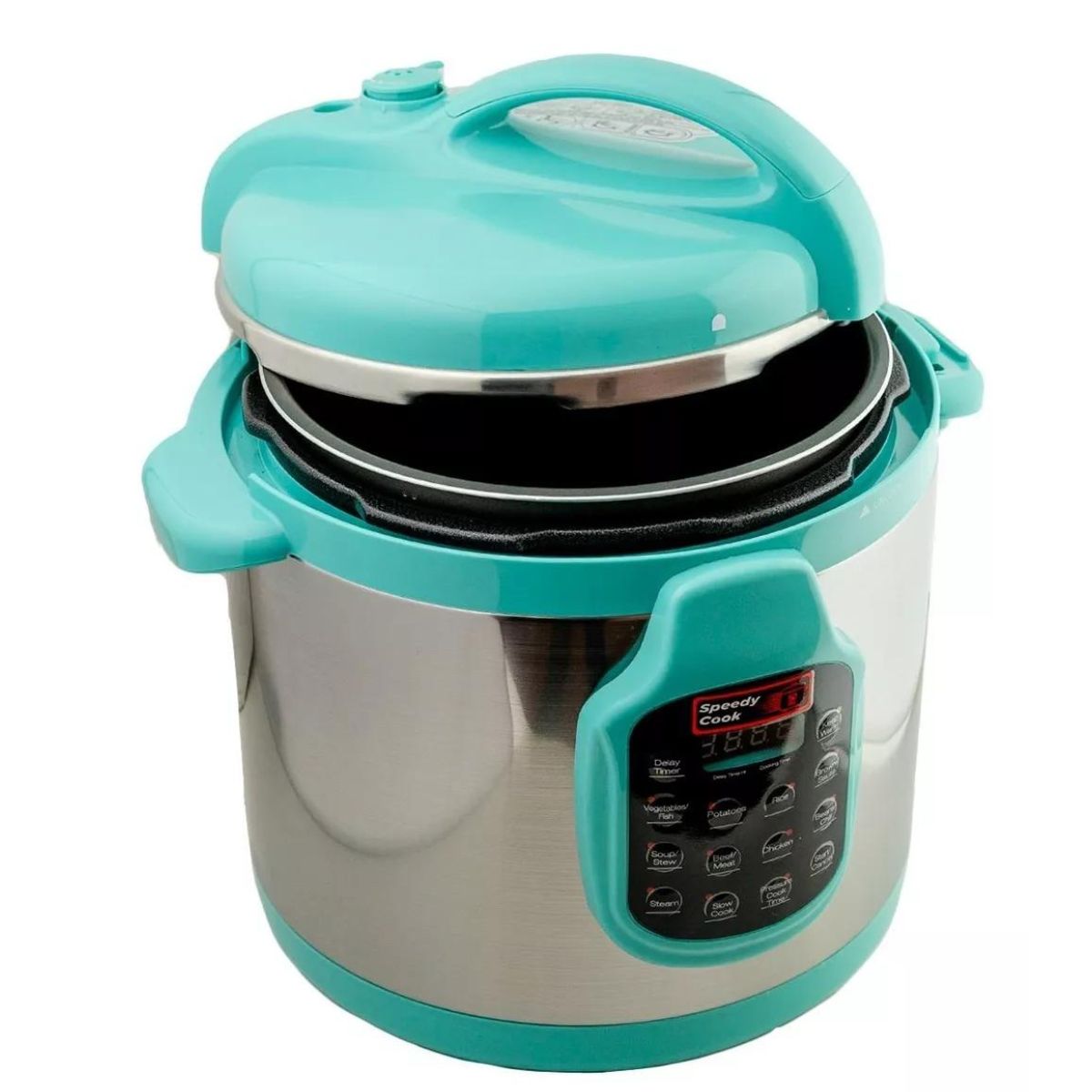 Olla de Presion Speedy Cook Multifuncional 6 en 1 7.7 Litros Turquesa