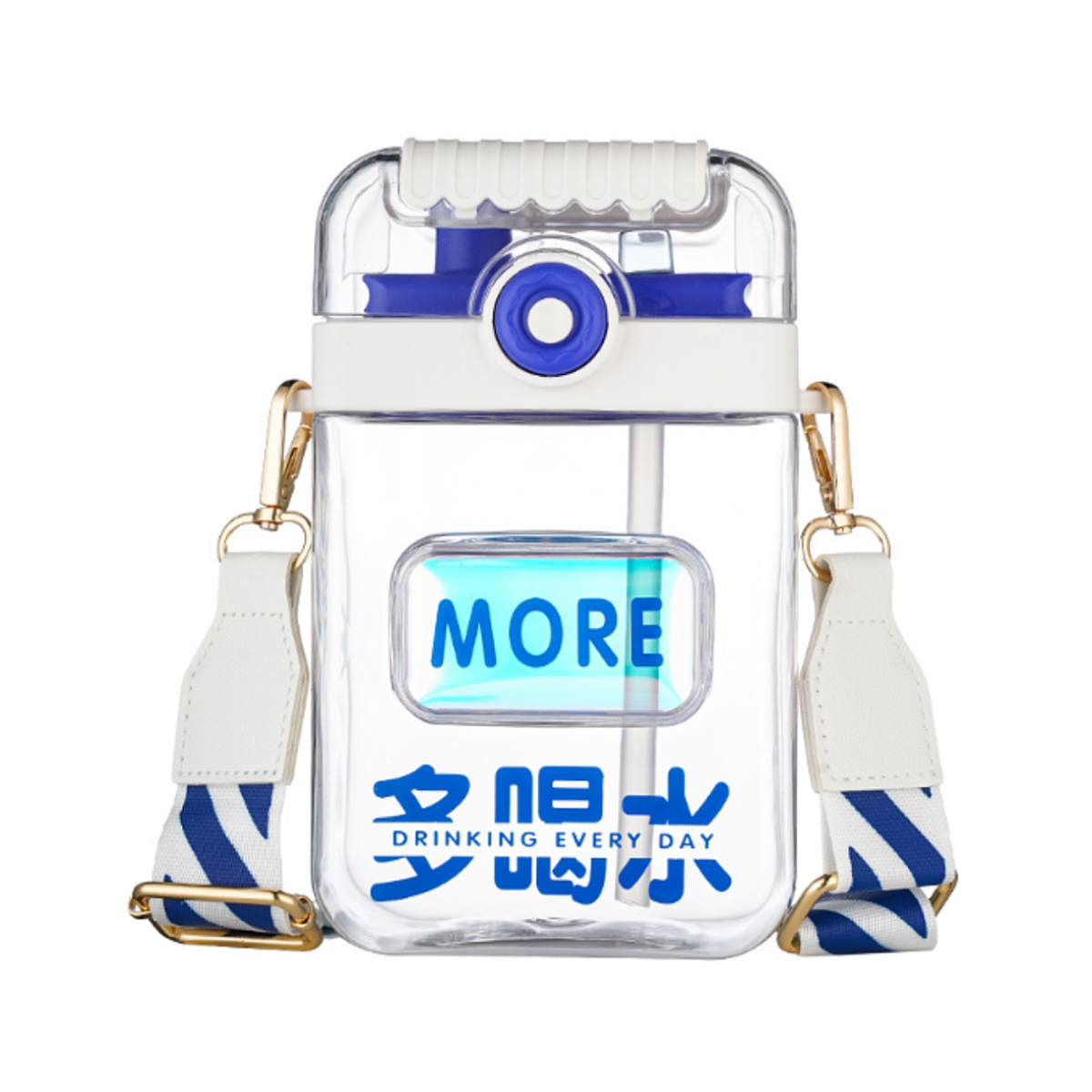 Botella Para Agua con Correa 850 ml.