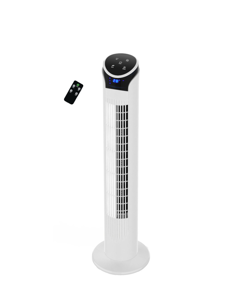 Ventilador WiFI de Torre Inteligente Smart Digital 33" Blue Fan