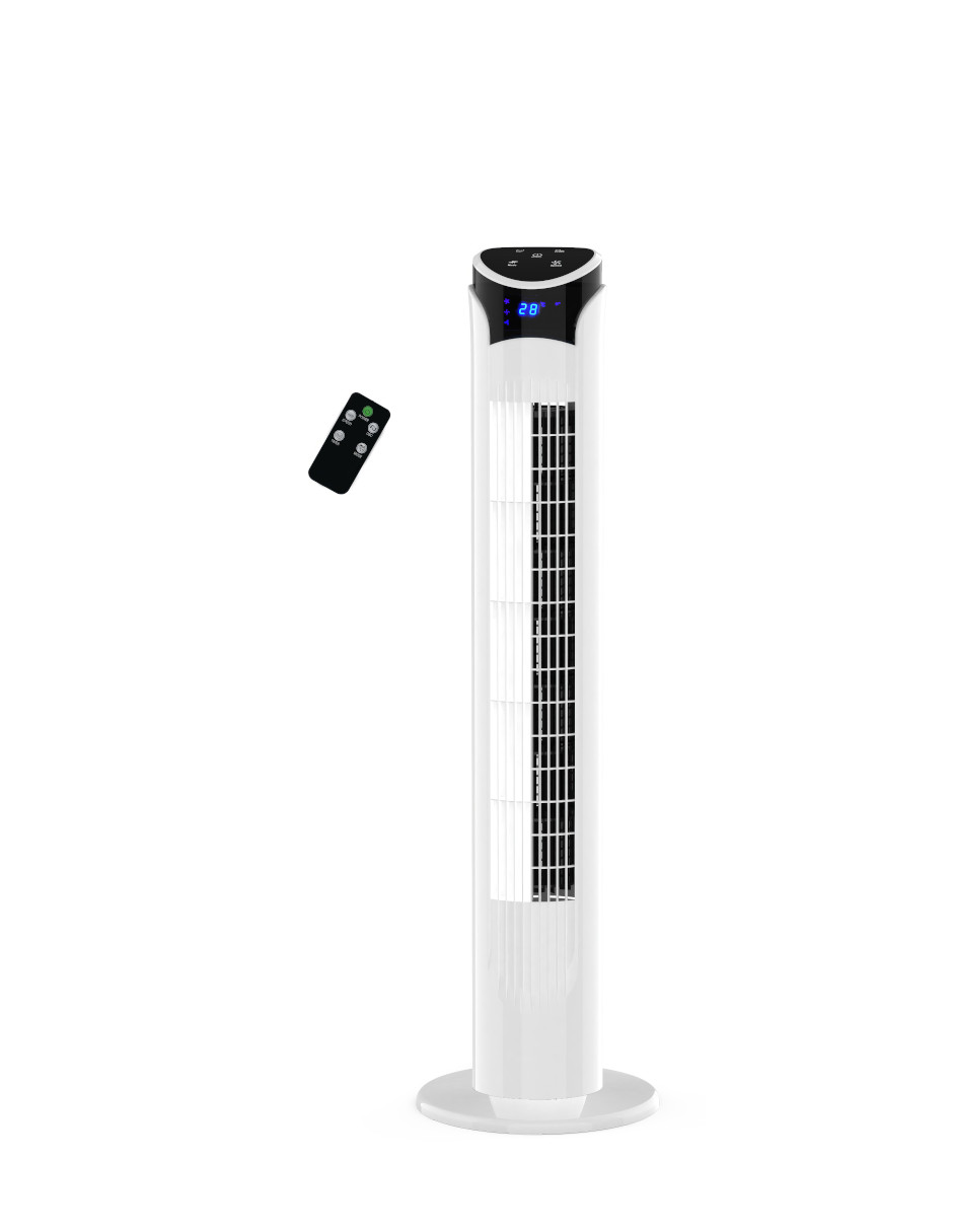 Ventilador WiFI de Torre Inteligente Smart Digital 33" Blue Fan