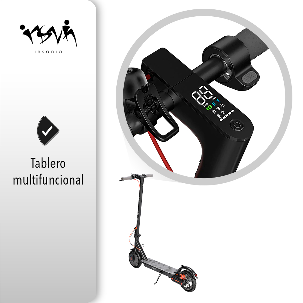 Scooter Electrico Patín Insania 18 Km/h 350 W.
