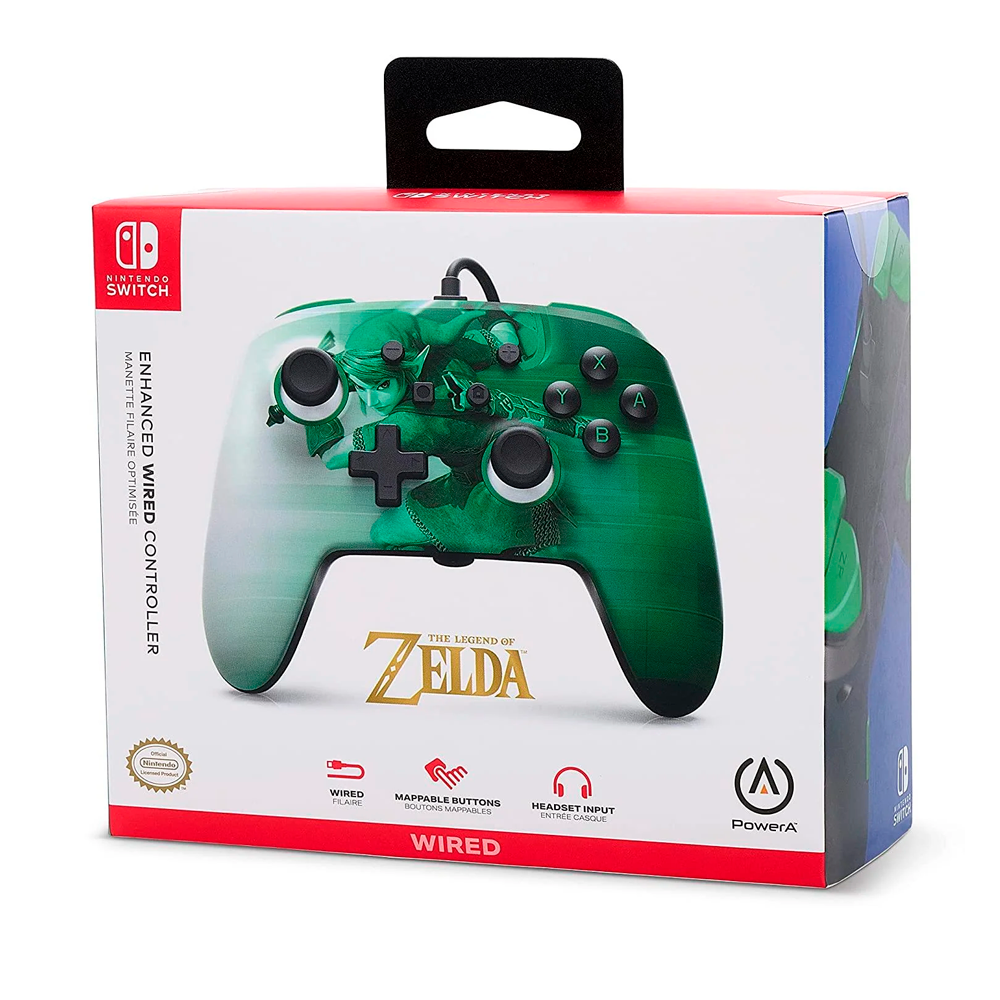 Control Nintendo Switch Pro Gamepad Zelda Heroic Link Power a