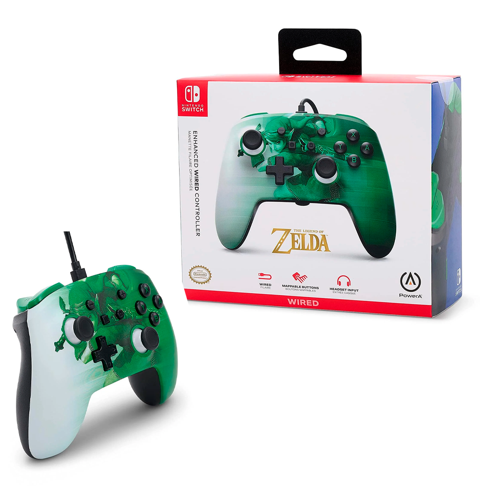 Control Nintendo Switch Pro Gamepad Zelda Heroic Link Power a