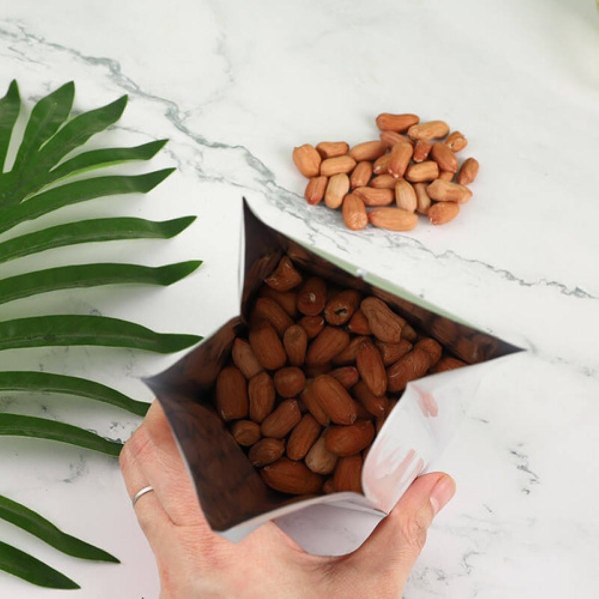 Bolsas Metalizadas 1kg Para Café Semillas Alimentos Polvos plata