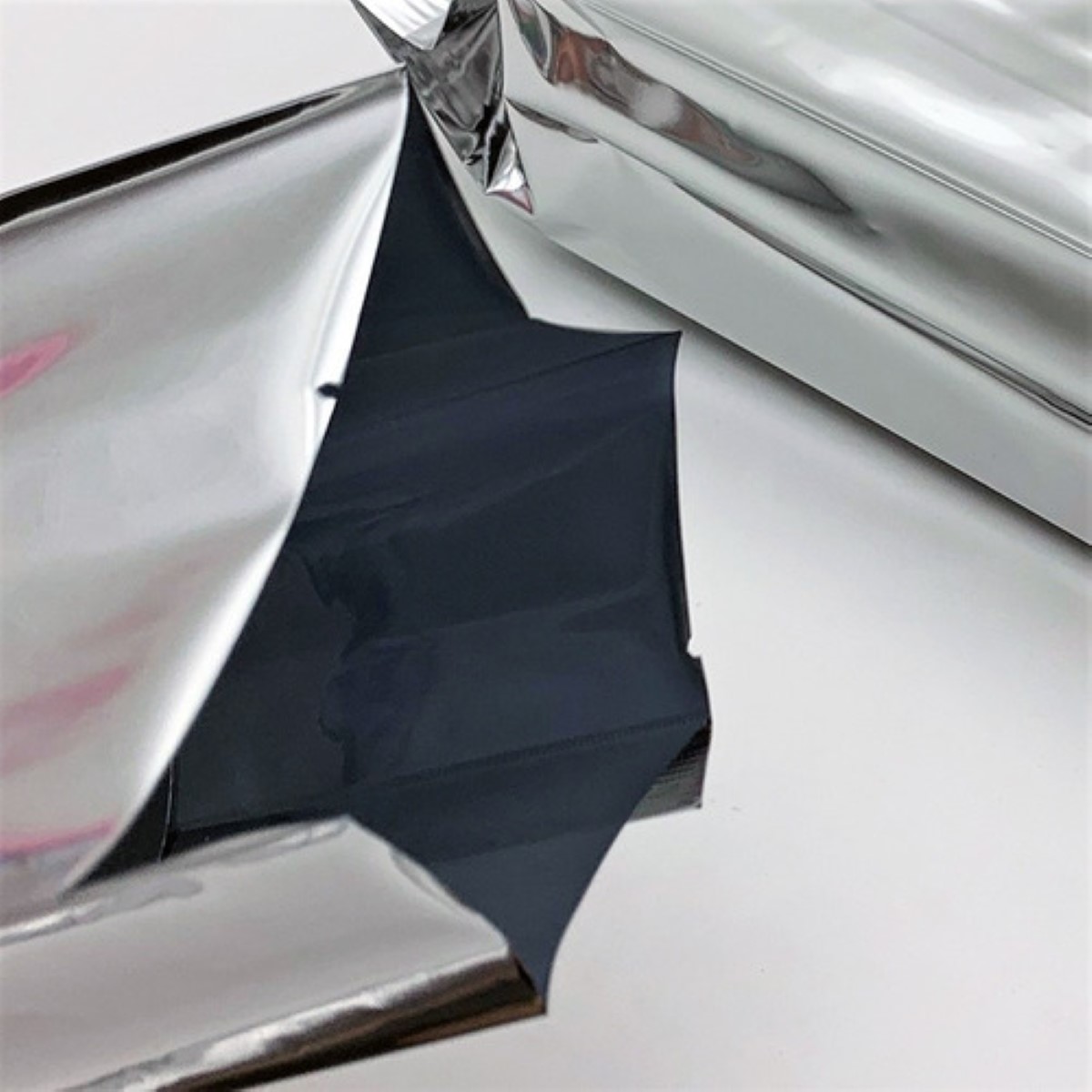 Bolsas Metalizadas Polietileno Triple Café/alimentos 250g plata