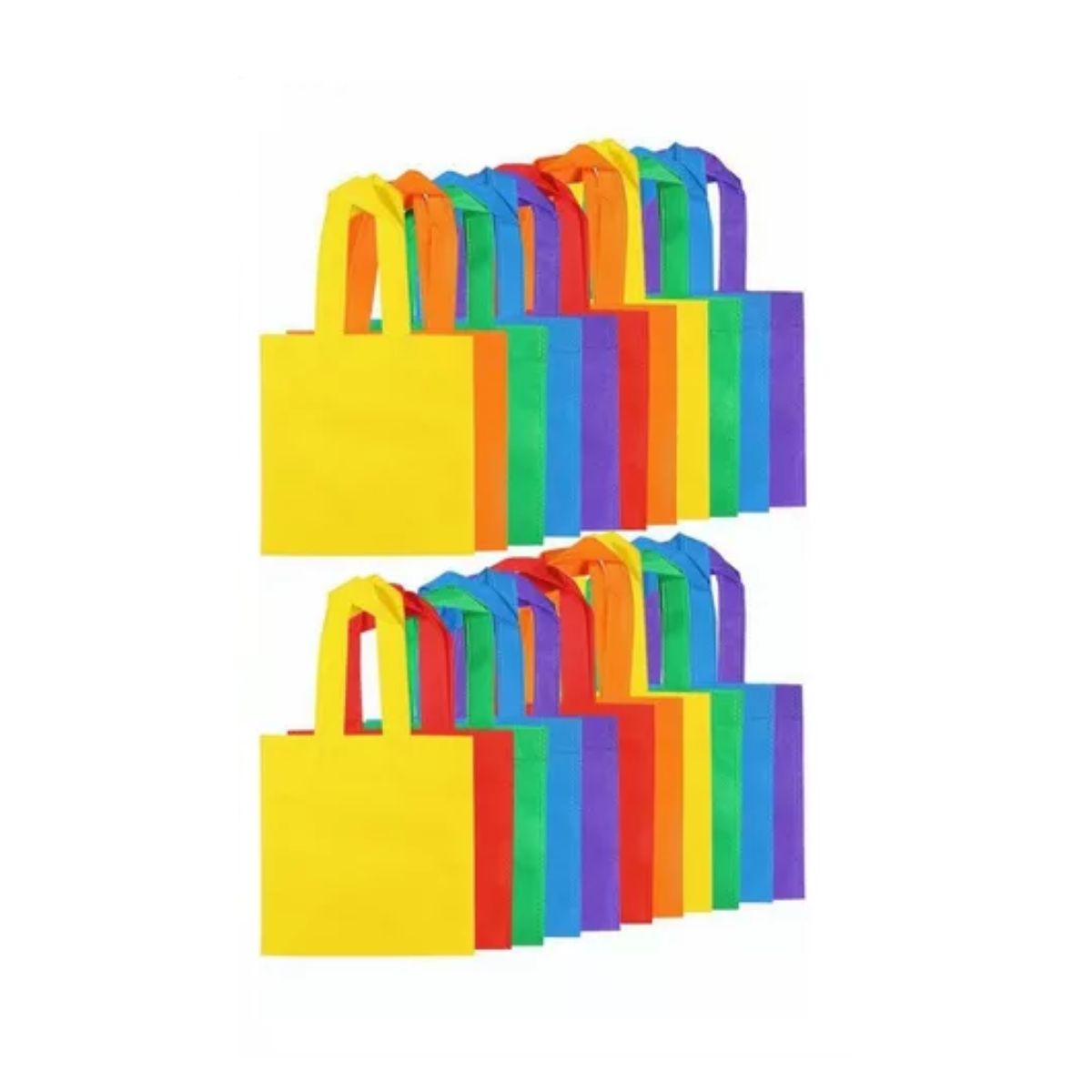 30 Mini Bolsas Ecológicas Para Dulce Bolsas Tejidas 20x20cm COLORES