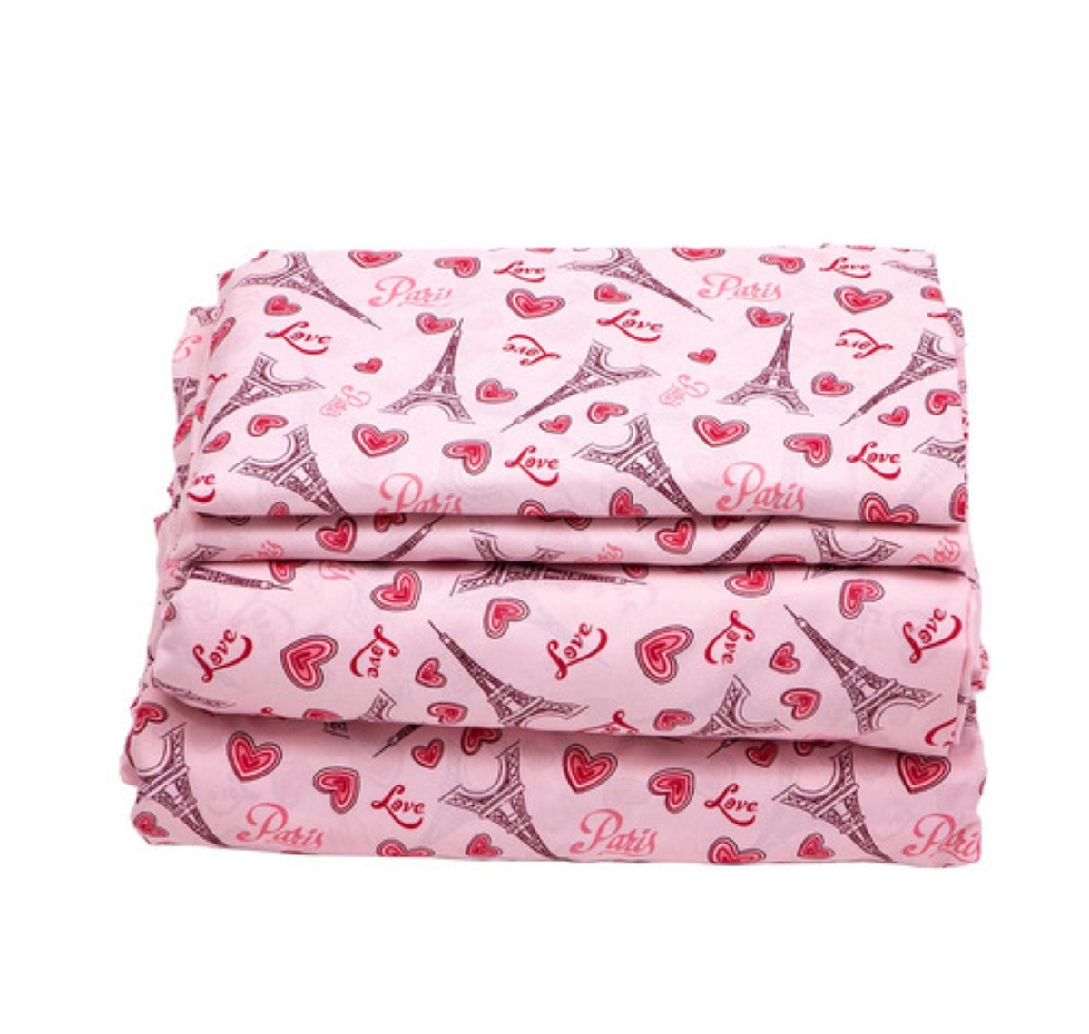 Sábanas Matrimoniales Microfibra Estampado Color Amour