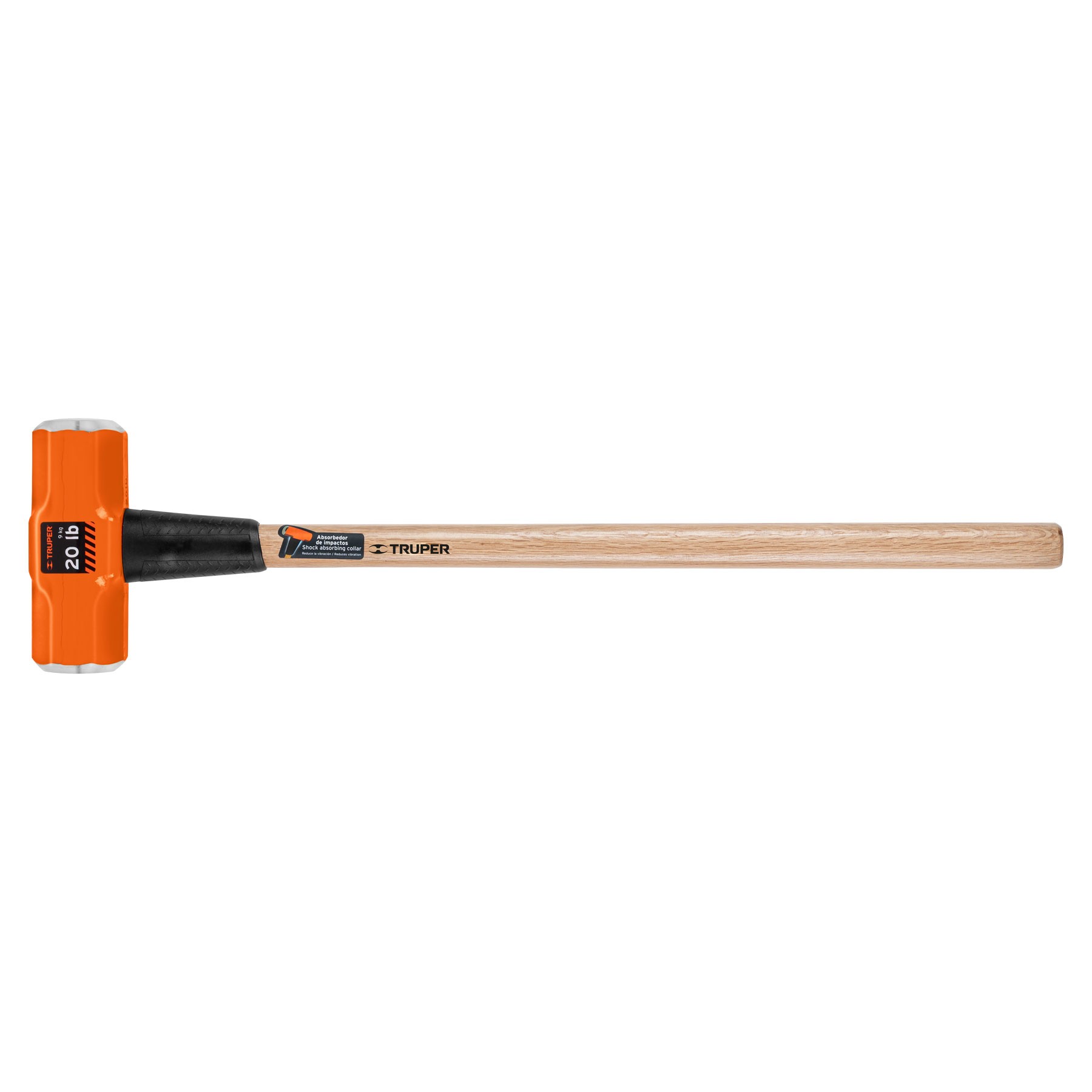 Marro Octagonal 20 Lb, Mango De Madera 36", Truper 16516