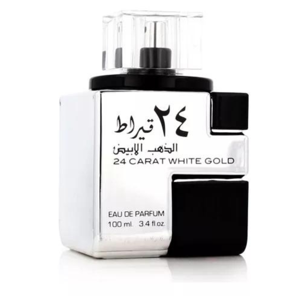 Perfume Lattafa 24 Carat White Gold 100ml Unisex Edp