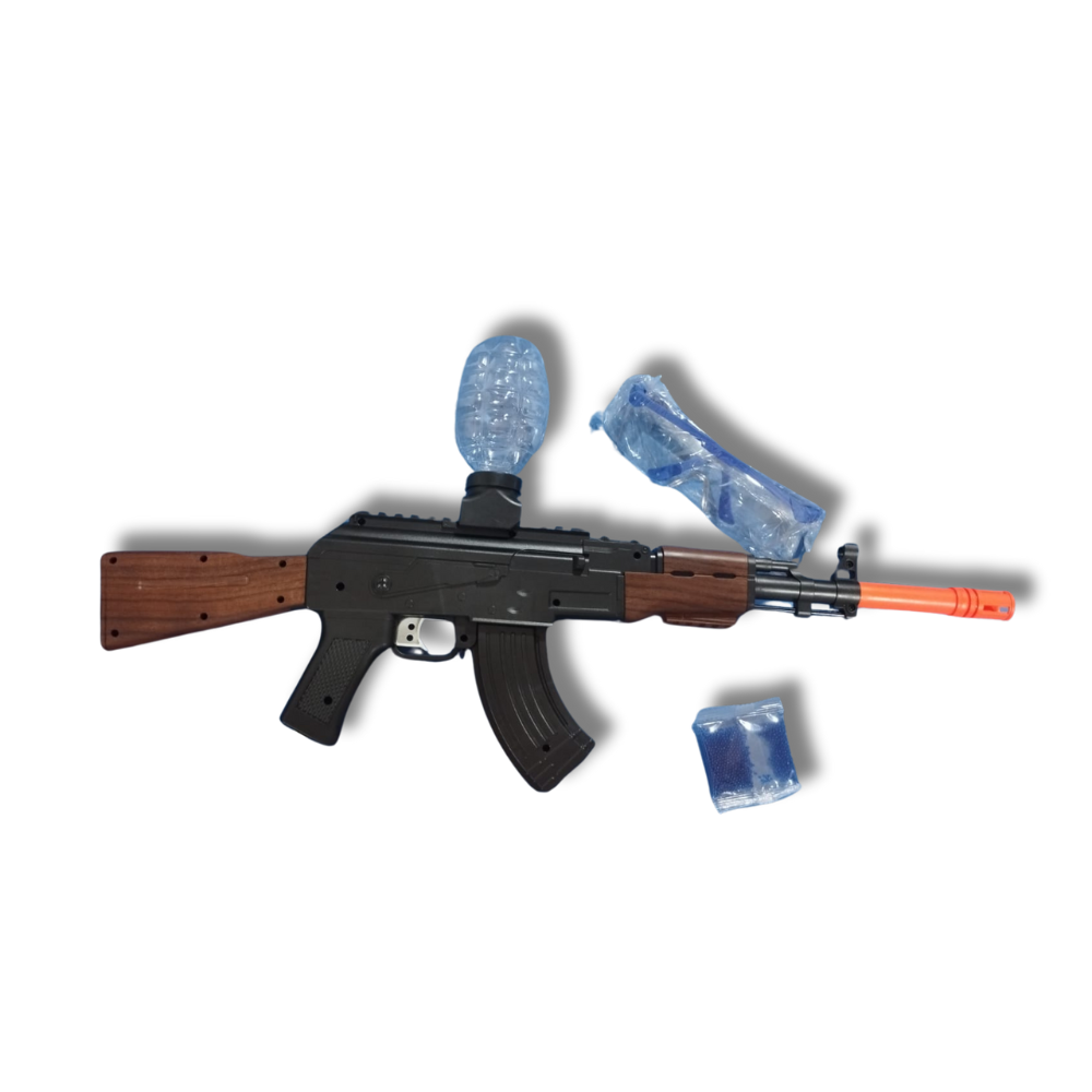Pistola de hidrogel recargable  AK-47 negro/madera 