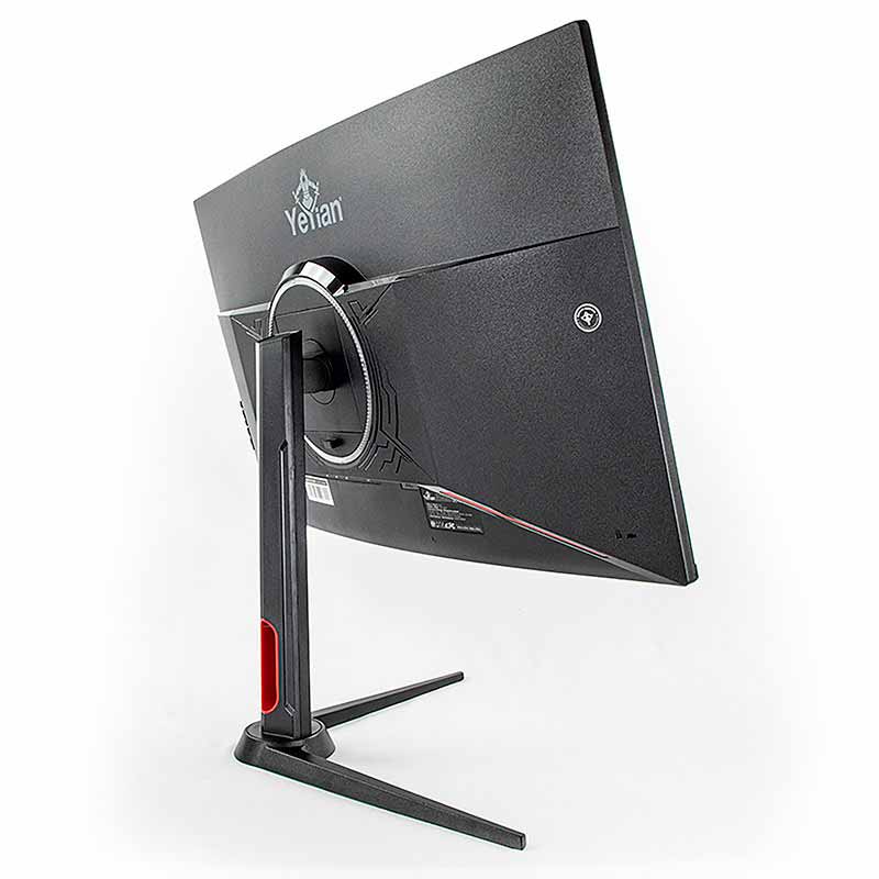 Monitor Gamer Curvo Yeyian Sigurd LED 31.5", Full HD, FreeSync, 165Hz, HDMI, Negro/Rojo