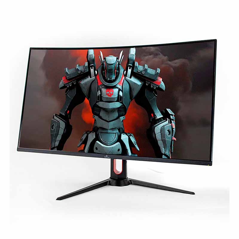 Monitor Gamer Curvo Yeyian Sigurd LED 31.5", Full HD, FreeSync, 165Hz, HDMI, Negro/Rojo