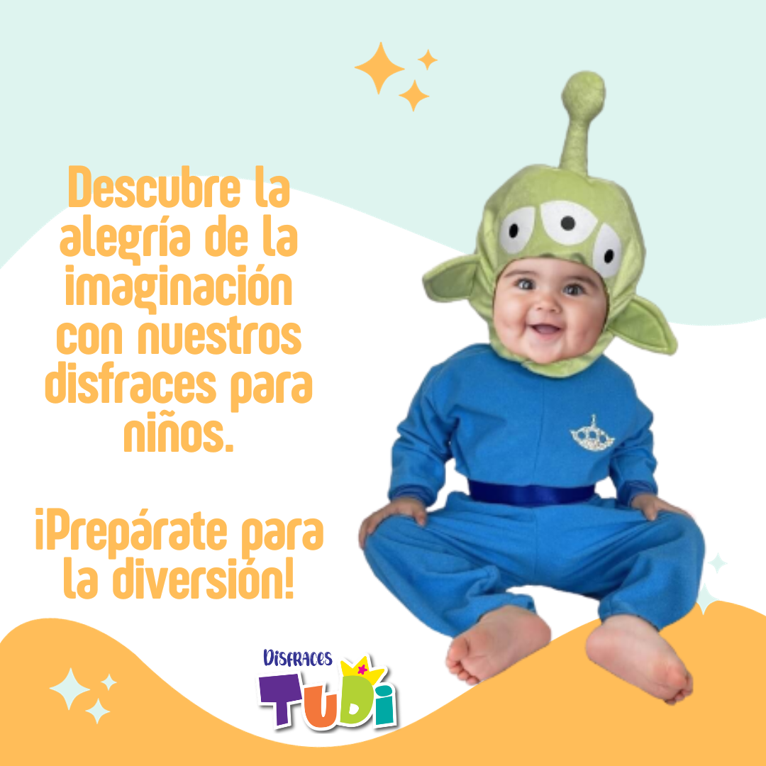 Disfraz Marciano - Disfraces para Bebé, Niños y Niñas de Marcianito Toy Story