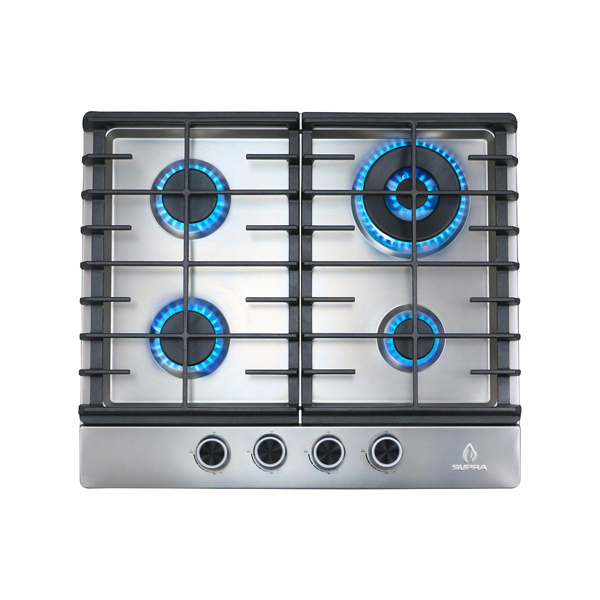 Parrilla Gas Supra 4 Quemadores Empotrable IMPERIA De 60cm En Acero