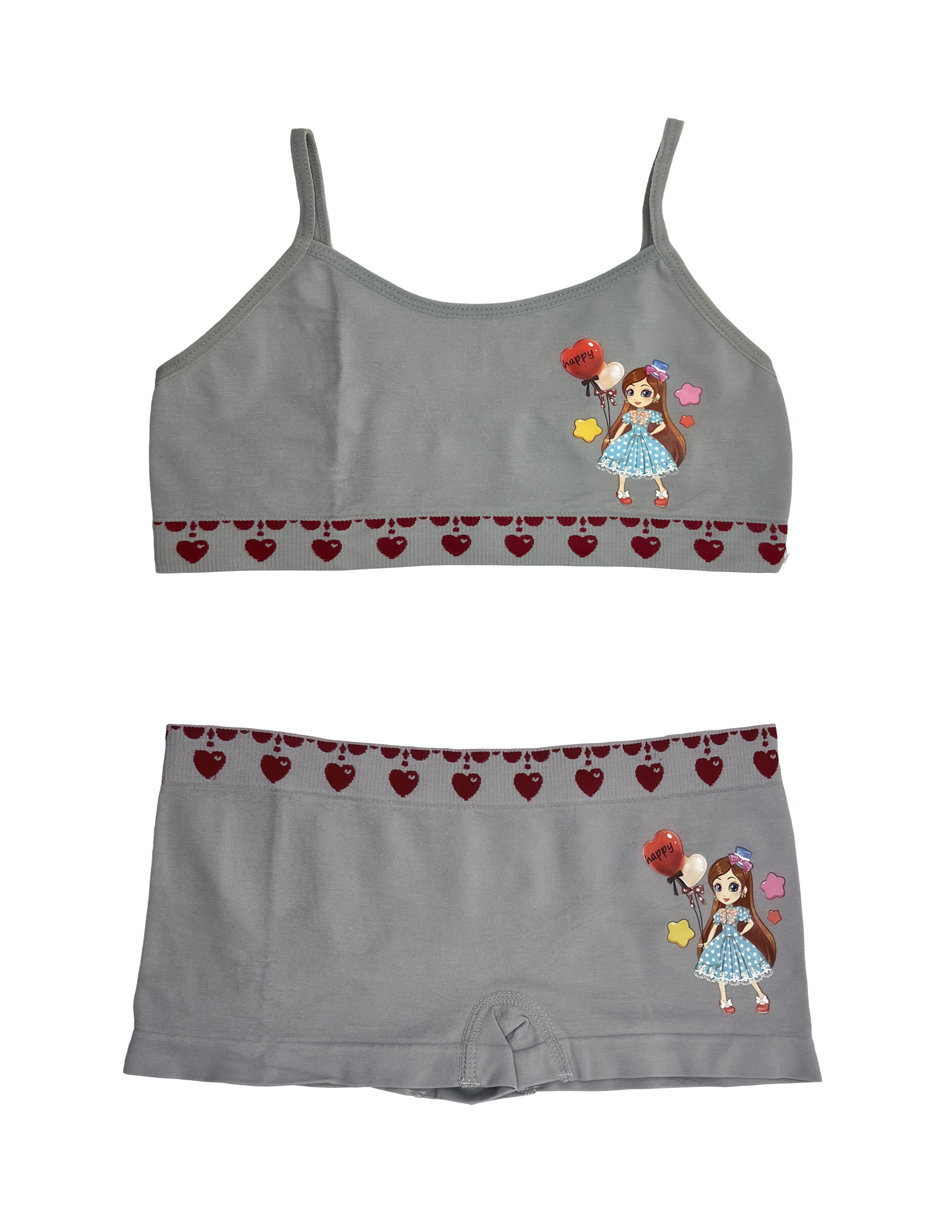 Coordinado niña paquete con 6 Sets De Diferentes Colores.