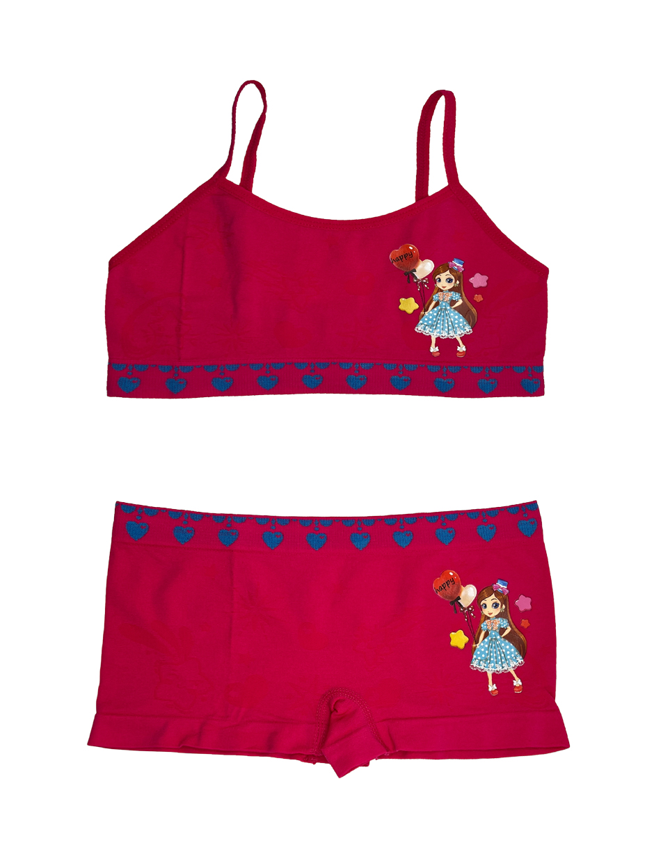 Coordinado niña paquete con 6 Sets De Diferentes Colores.