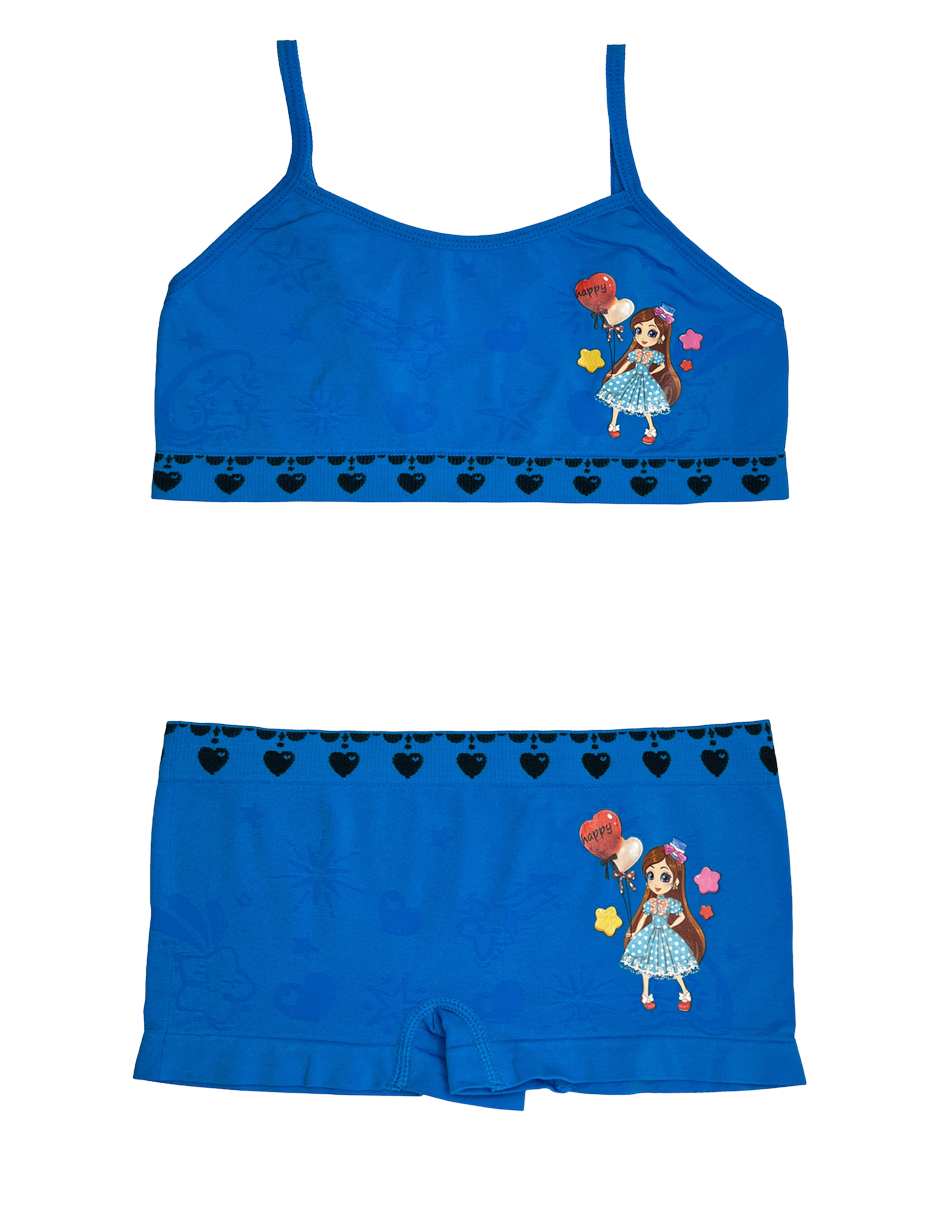 Coordinado niña paquete con 6 Sets De Diferentes Colores.