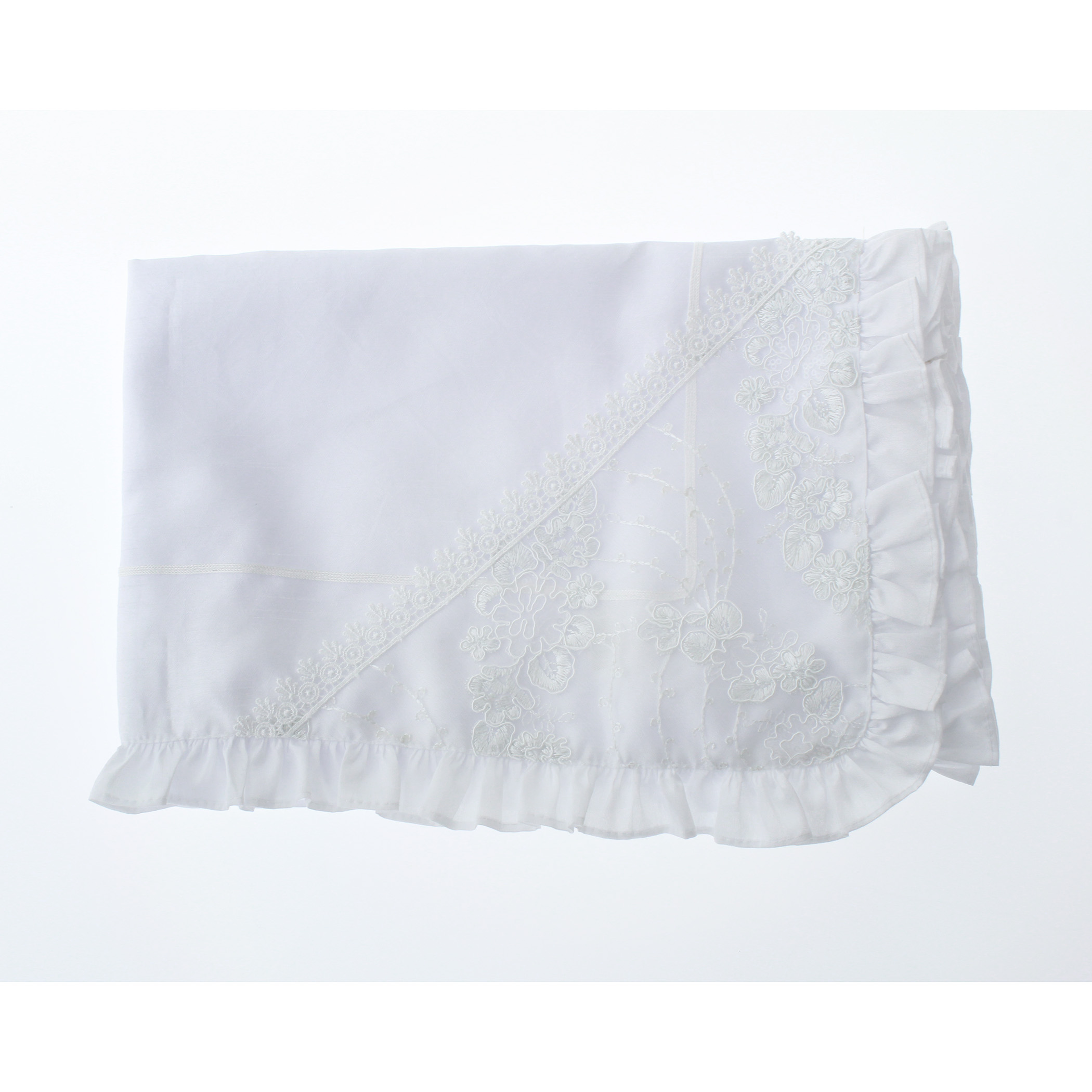 Vestido para Bautizo NIña Blanco 3545 0 a 2 Años.