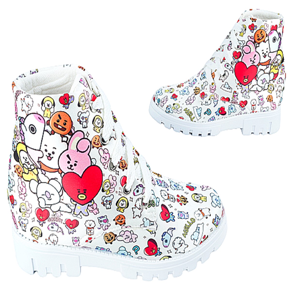 Bota Niña BT21 Personajes K-pop BTS Army Cómodas 900-B-BT21.