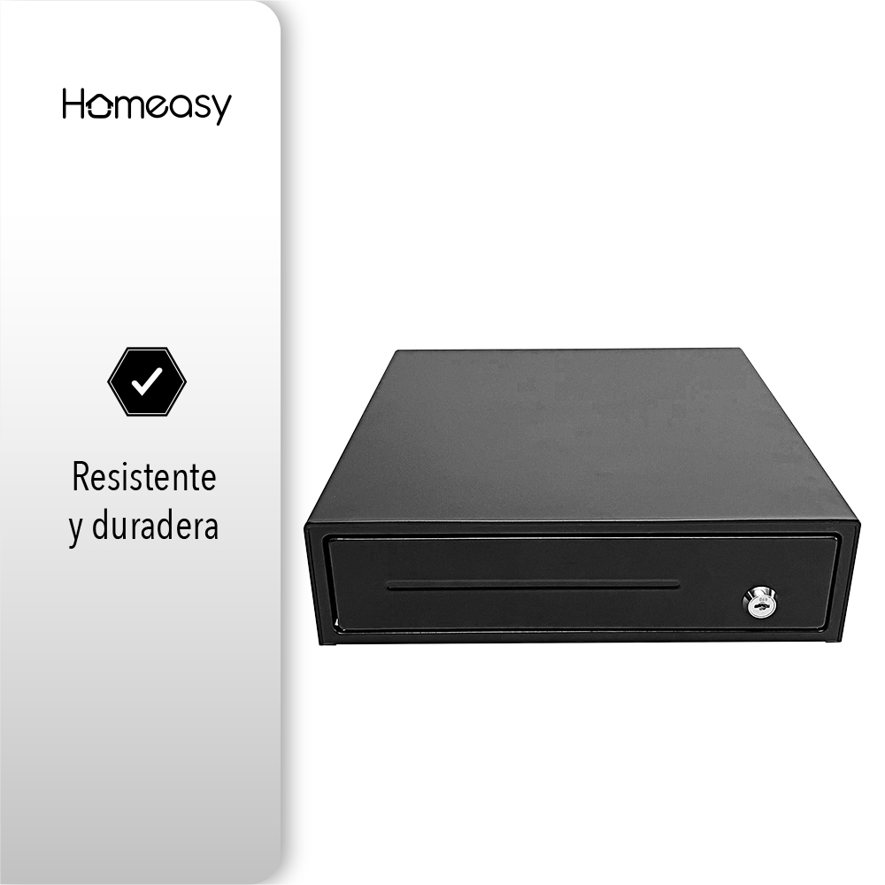 Cajon De Dinero Metálico Divisiones Para Billetes Y Monedas.