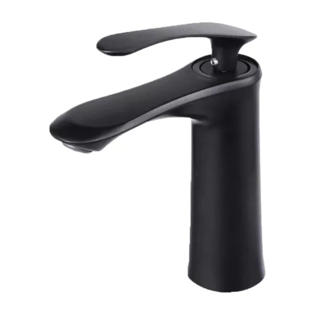 Llave Para Lavabo Monomando Mezclador Grifo Negro Mate negro