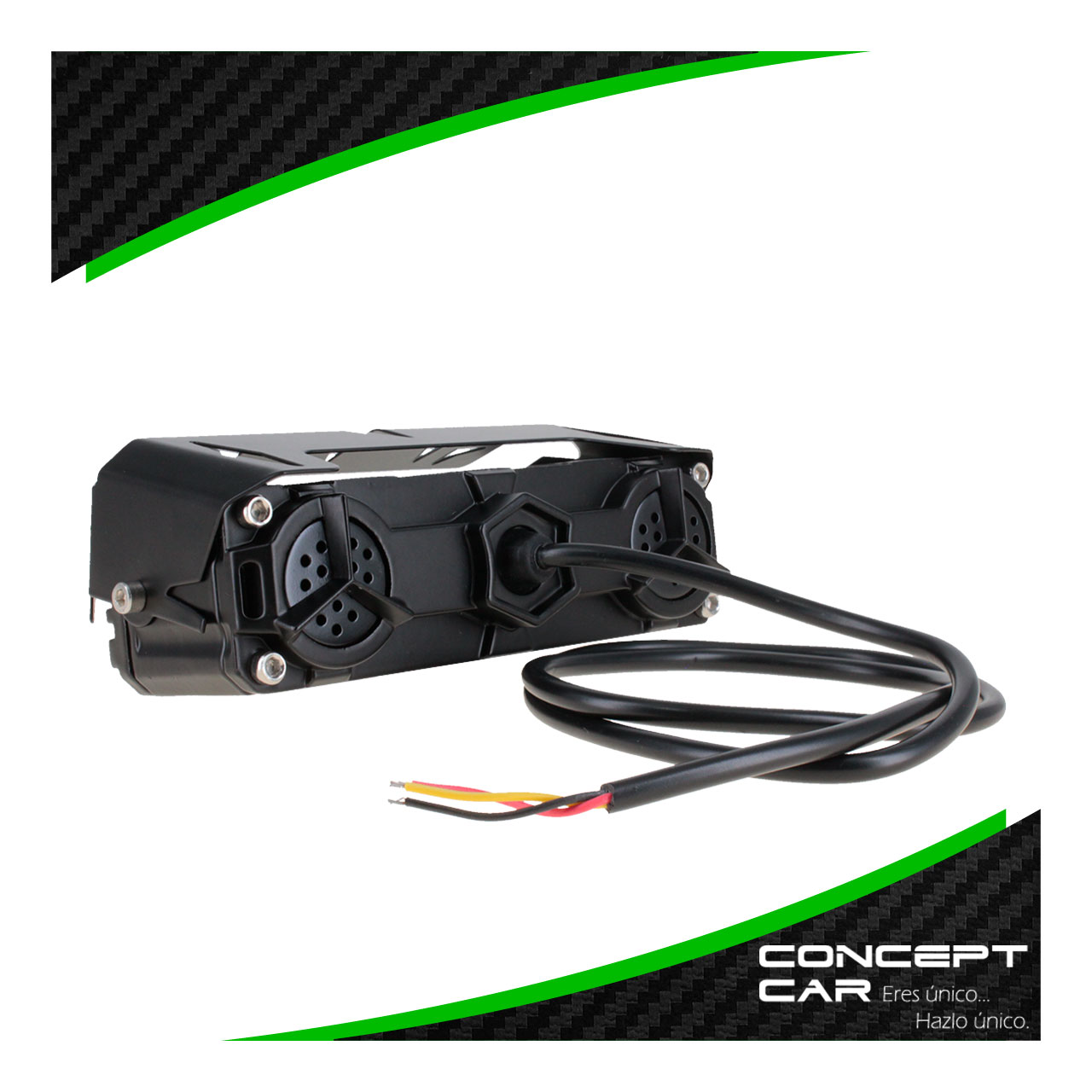 Par Faro Tipo Buho Bicolor 4 Led Lupa Exploradora Auto Moto