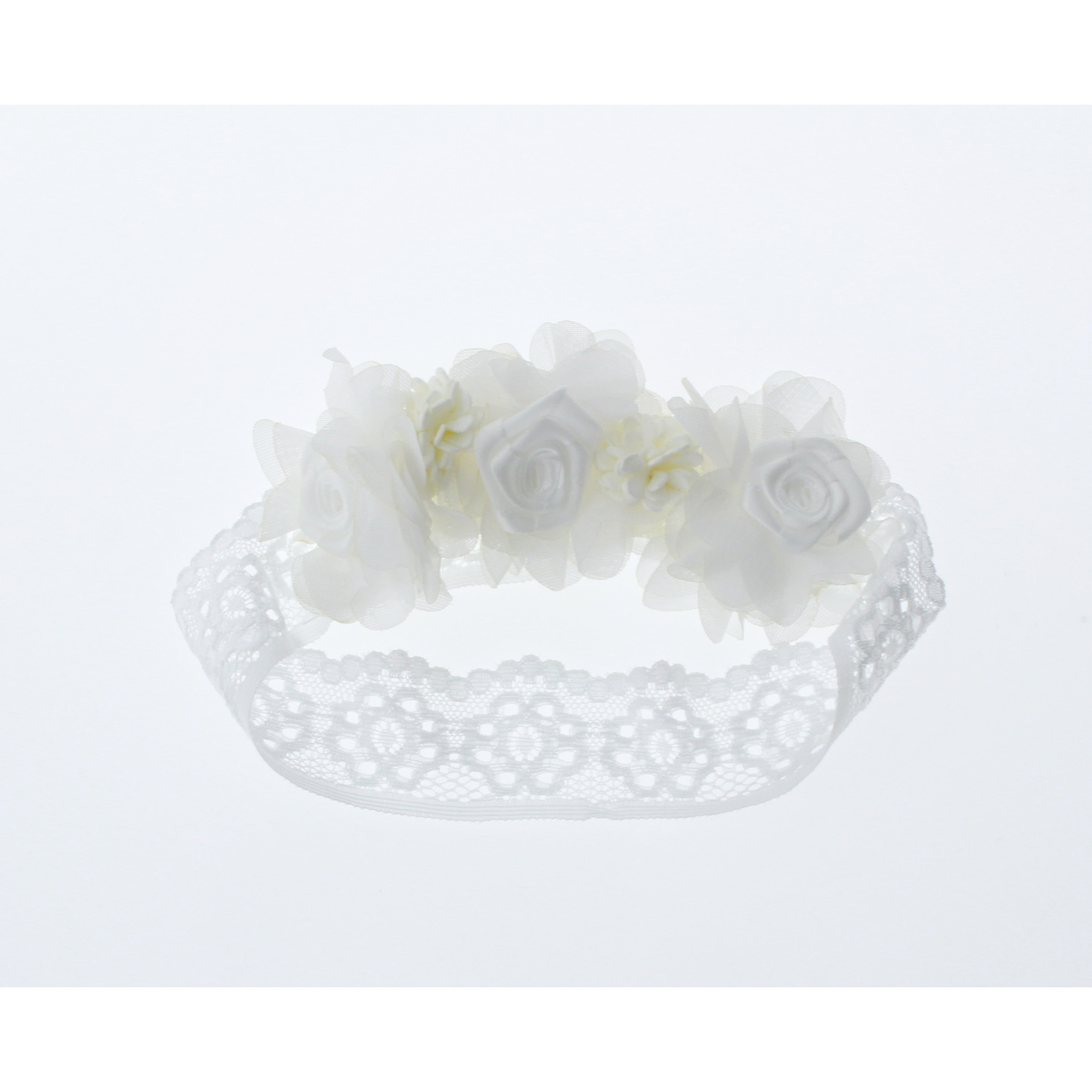 Vestido Para Bautizo Niña color Hueso 3551 0 A 2 Años.