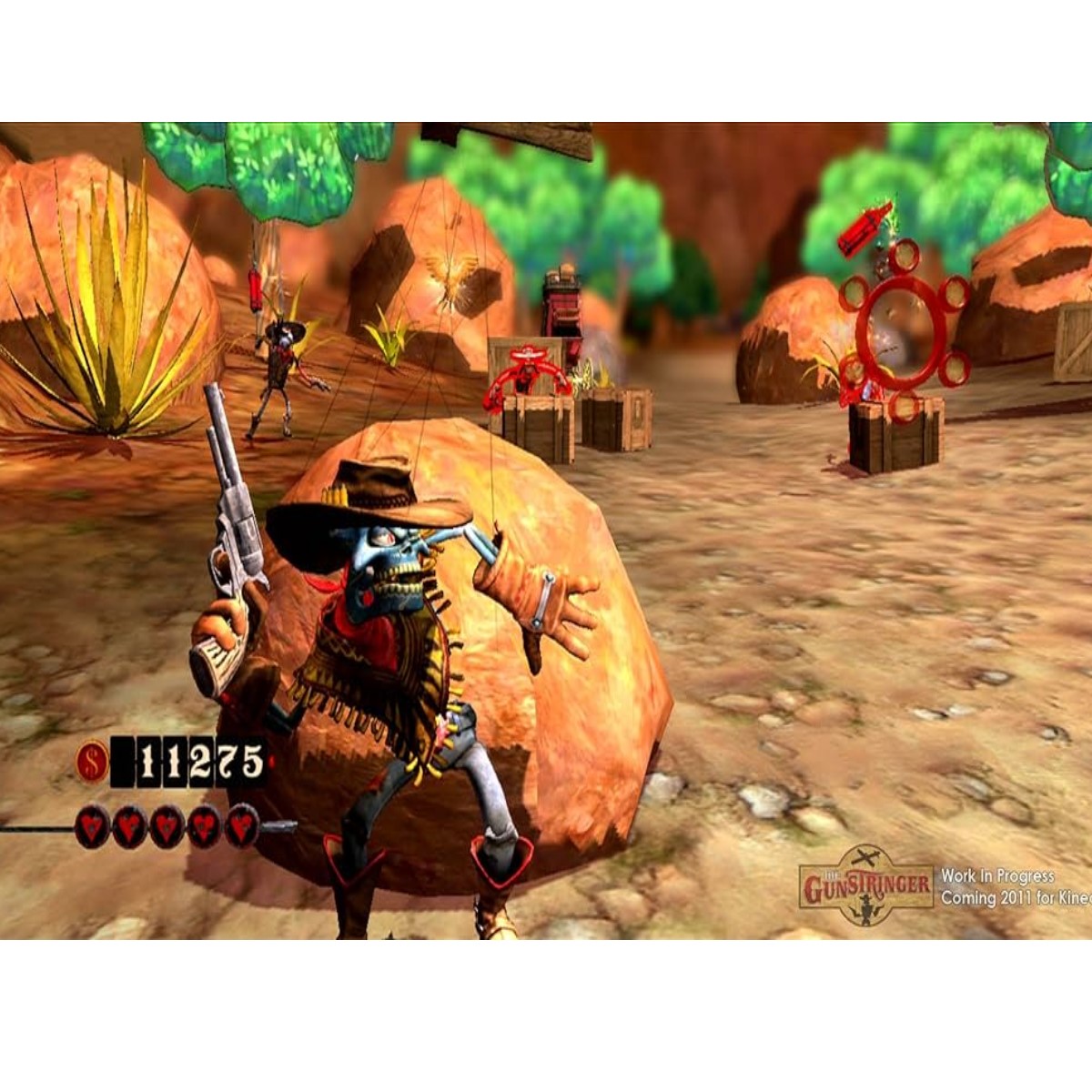 Juego Xbox 360 The Gunstringer Kinect consola gamer disco video juego