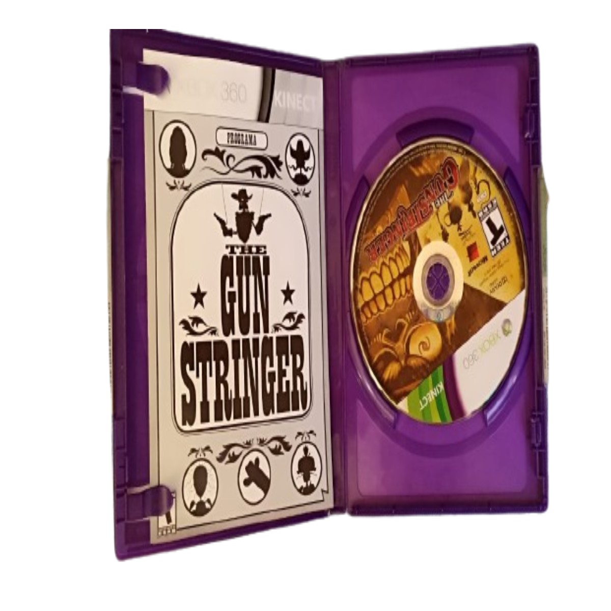 Juego Xbox 360 The Gunstringer Kinect consola gamer disco video juego