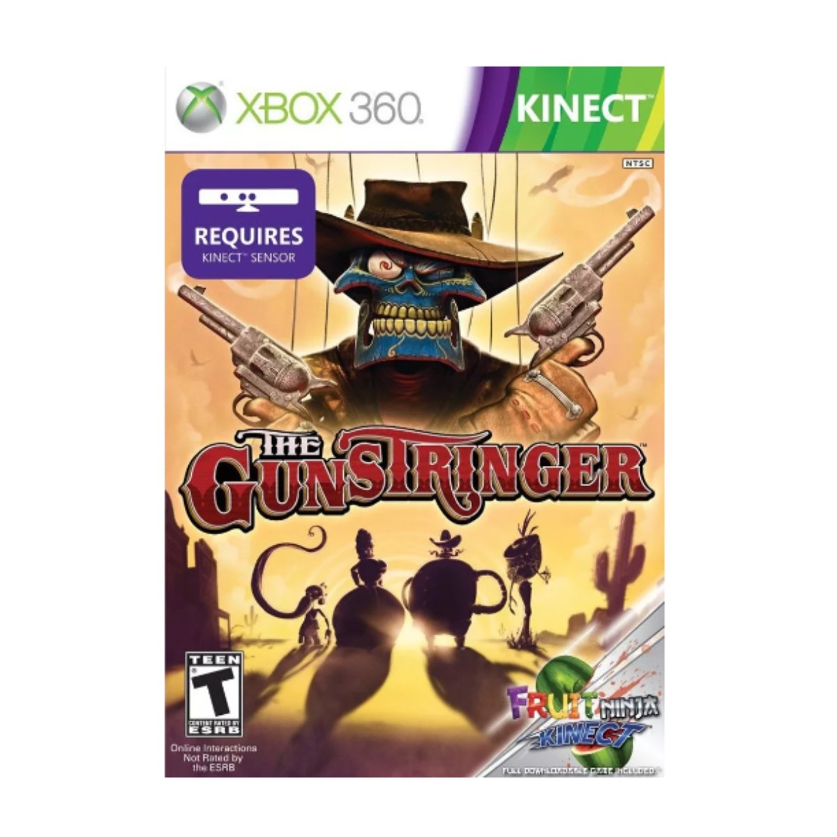 Juego Xbox 360 The Gunstringer Kinect consola gamer disco video juego