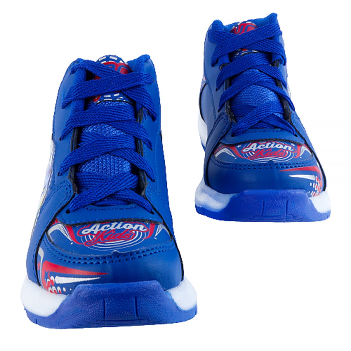 Tenis Niño Bota Sonic Luces Led Azul The Hedgehog 329-AR (12.0 - 21.5).