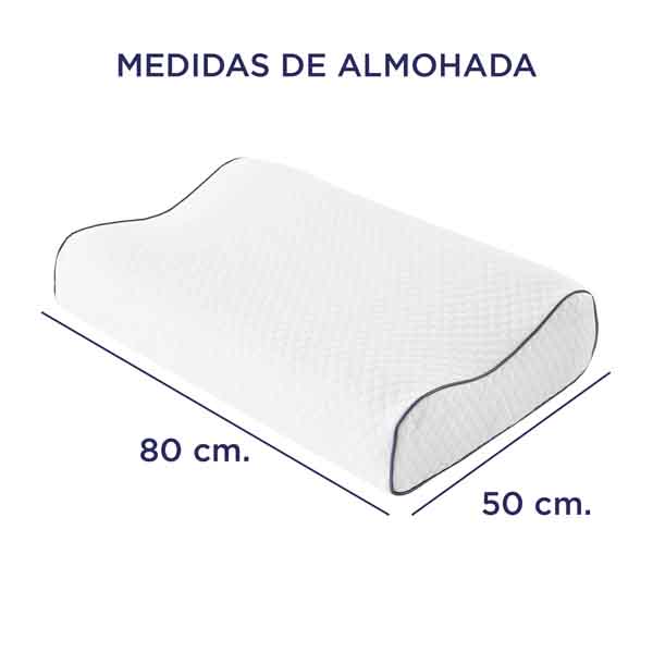 Hokins Almohada Cervical Ergonómica Rebote Lento (Suave)