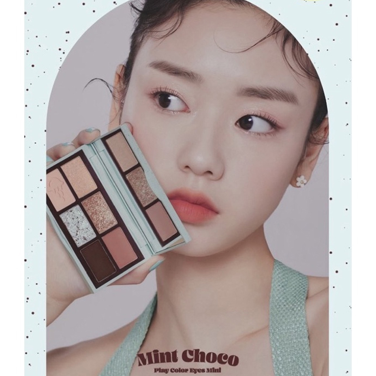 Mini Paleta Sombras Mint Choco Maquillaje Color Eyes