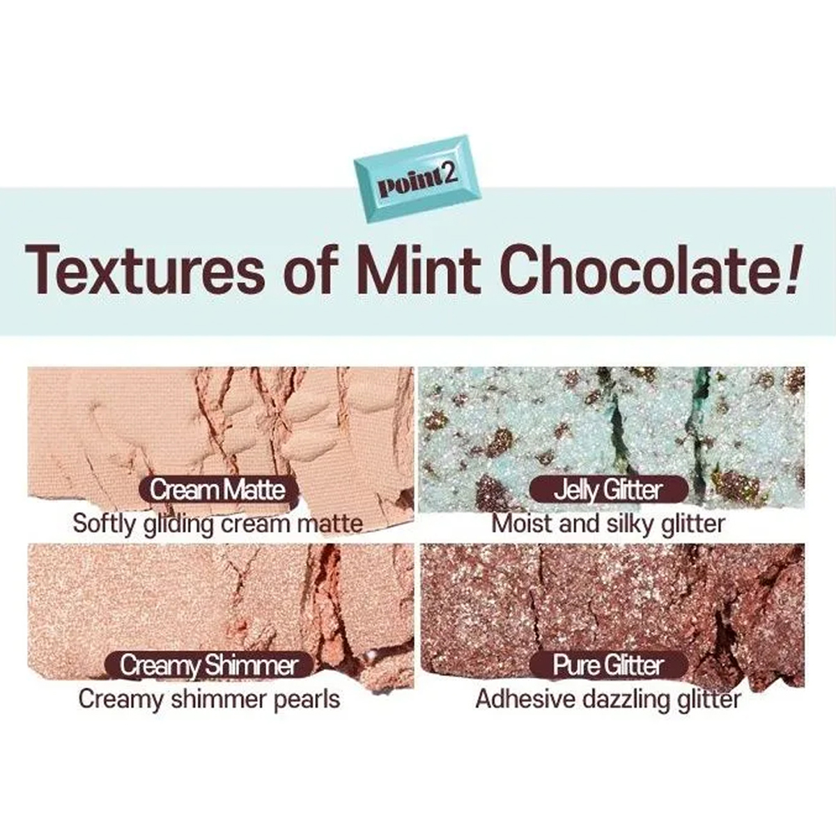 Mini Paleta Sombras Mint Choco Maquillaje Color Eyes