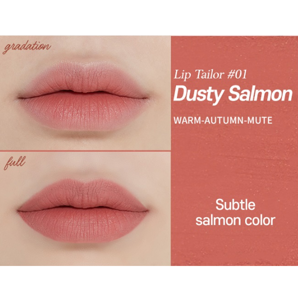 Lápiz para Labios Lip Tailor -01 Dusty Salmon.