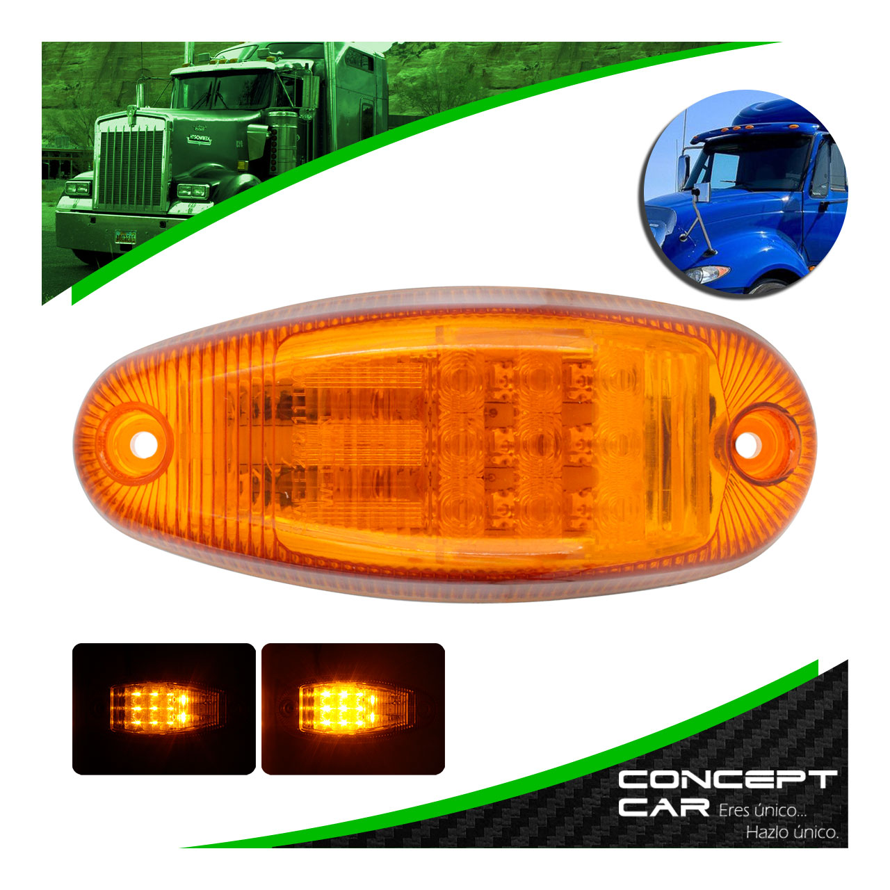 Plafon Lateral 11 Led International Prostar Tipo Original