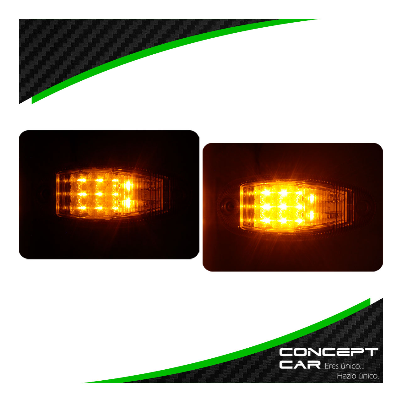 Plafon Lateral 11 Led International Prostar Tipo Original