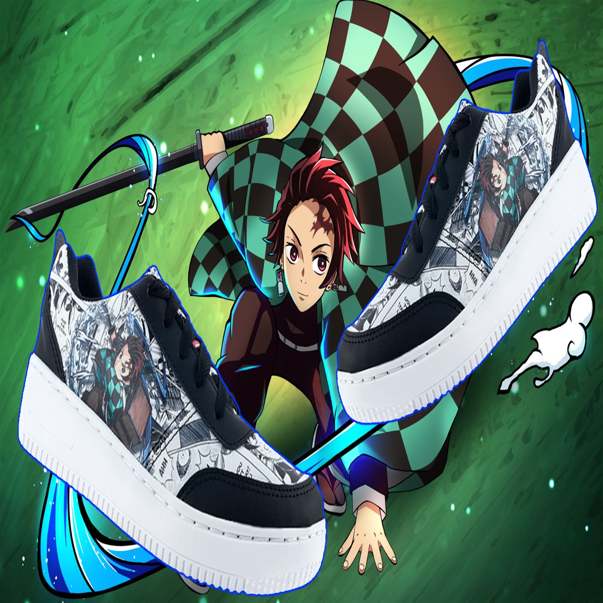 Tenis Tanjiro Kamado Anime Nezuko Muichiro Tokito 309-2-nbt.