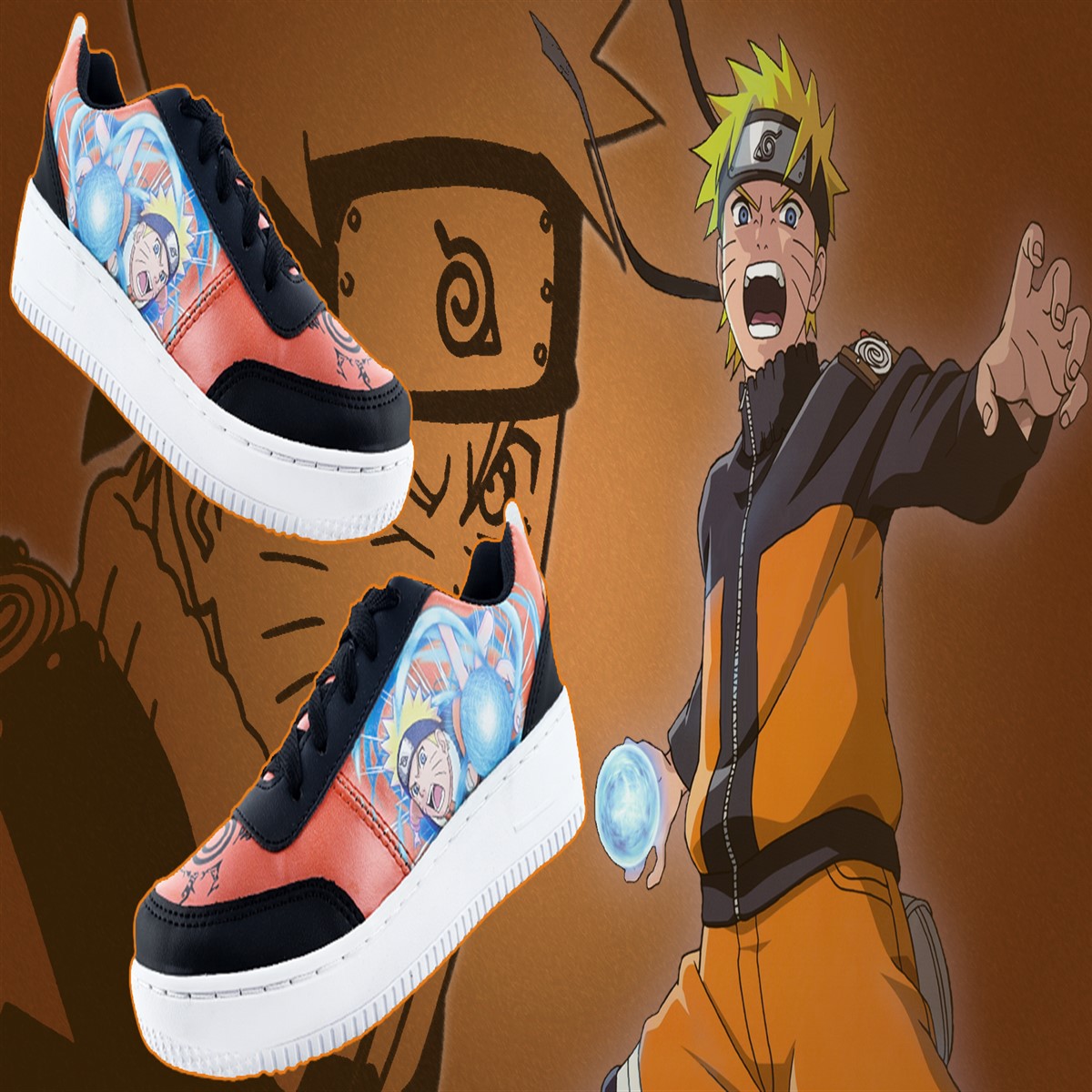 Tenis Naruto Shippuden Manga Anime Agujeta Juvenil 309-2-nnn