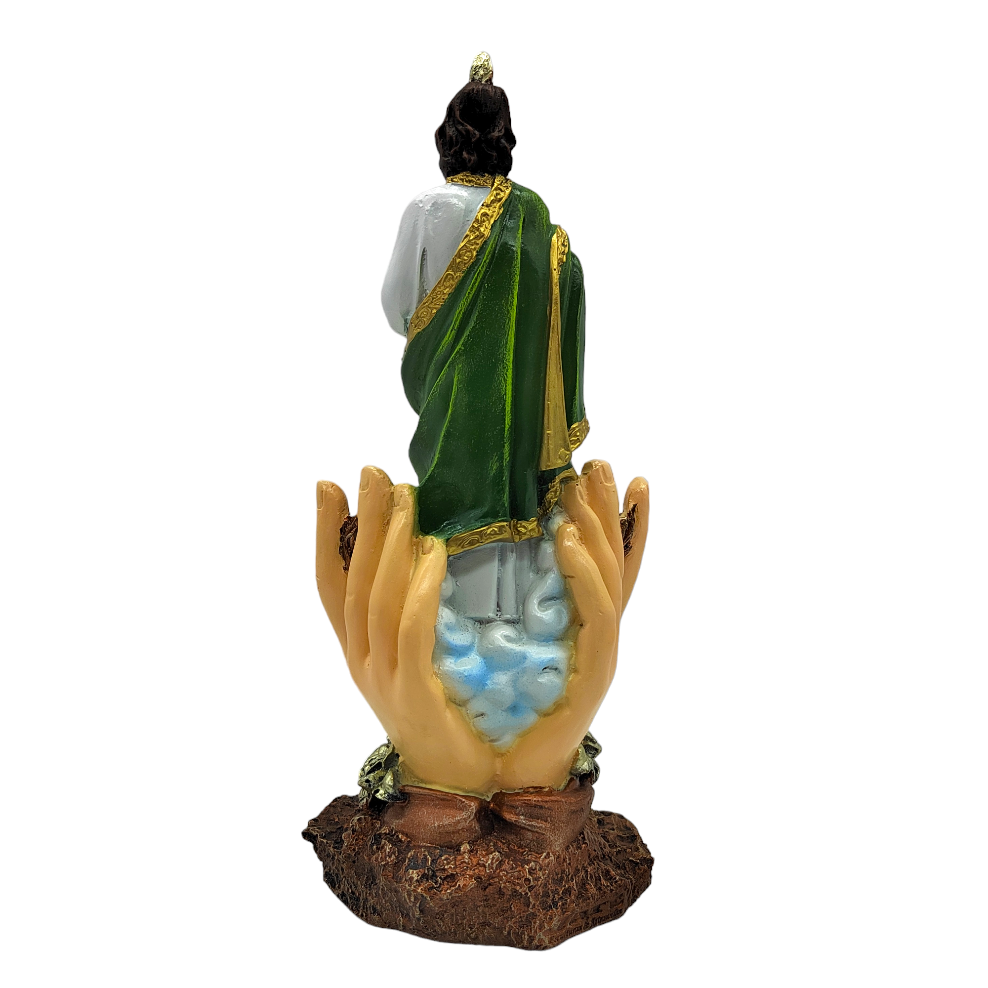 San Judas Tadeo Sobre Manos 28cm 
