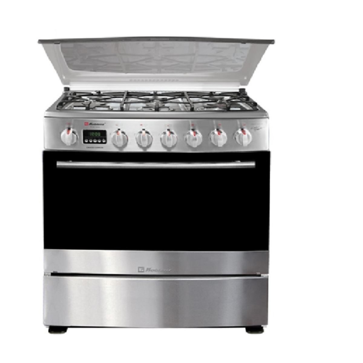 ESTUFA KOBLENZ EE-6231 RC-IIRLK 6 QUEMADORES ROCHELLE ACERO INOX ORTY