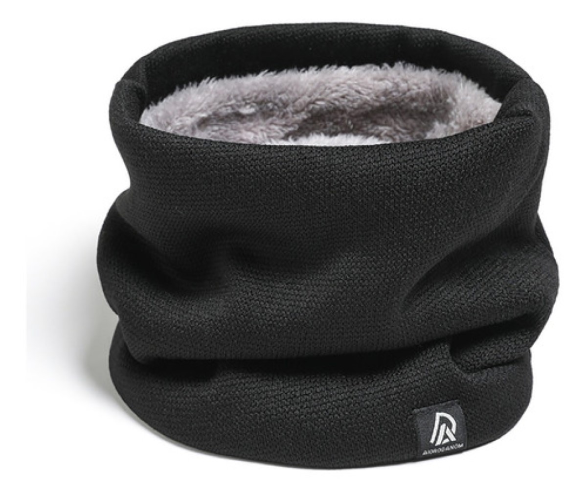 Bufanda Cuello Invierno Frío De Unisex Caballero Termico negro