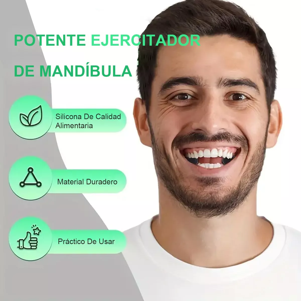 Set Entrenador De Barbilla Cara Y Cuello 3 Piezas