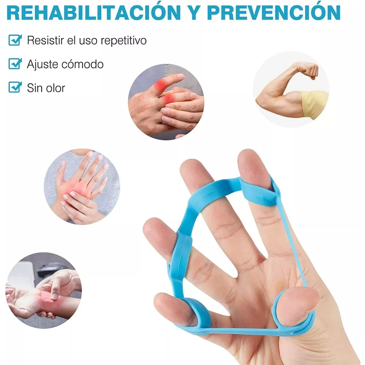 Par 2 Pinzas Ejercicio Fortalecedor De Mano Muñeca Y Antebrazo