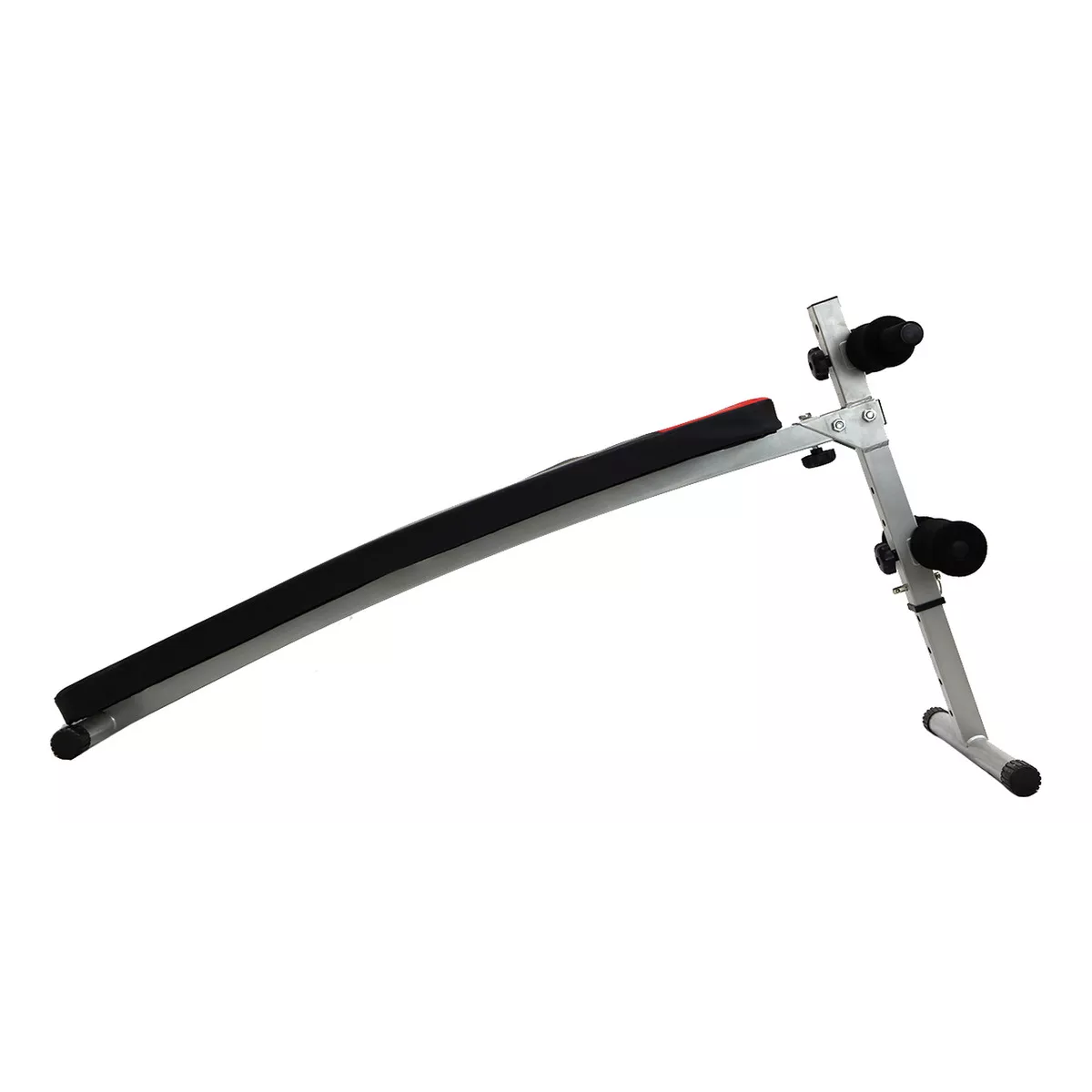 Banca Para Abdominales Color Negro c/Rojo