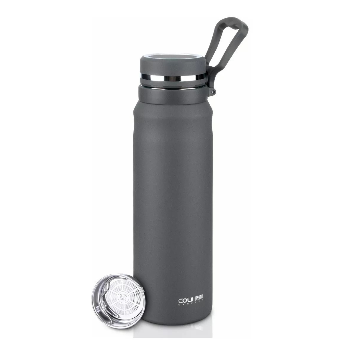 Termo Acero Inoxidable Con Infusor De Té,taza Térmica 1000ml Gris